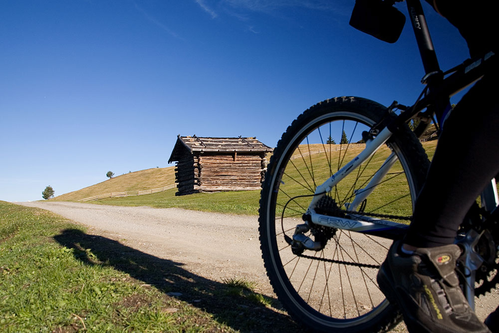 biken auf der alm